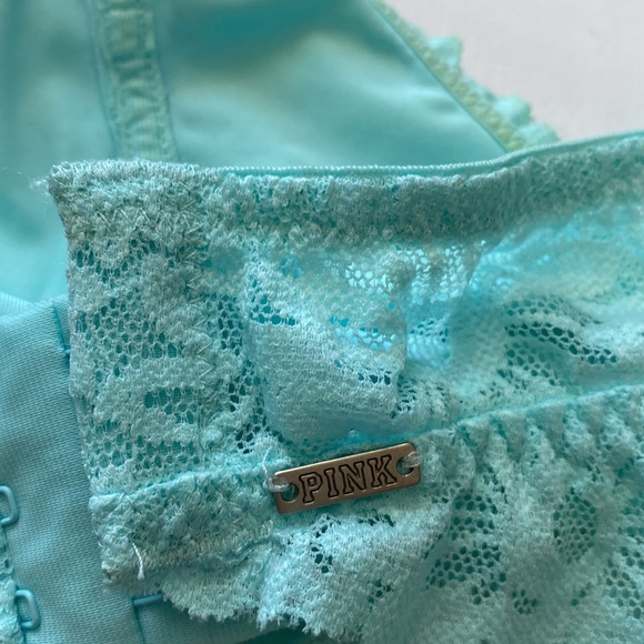 Victorias Secret XS Lace Bralette Baby Blue - Picture 8 of 8